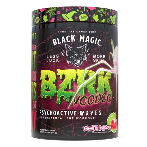 Get Addicted to the Power of Black Magic Voodoo Pre-Workout